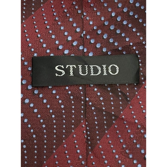 Studio 100% Polyester Men’s Neck Tie Made In China - Picture 8 of 9